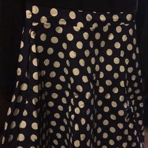 Polka dots Dress with black upper long sleeve. New